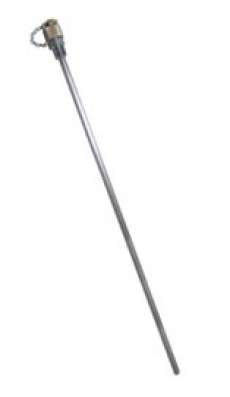 12" Steel, 1/4" NPT, rigid (stainless tube)