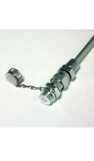 24" Stainless Steel, high flow, 1/4" NPT, swivel