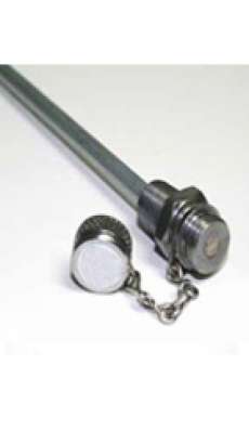 12" Steel, high flow, 1/4" NPT Thread, Rigid, 5/16 OD SS Tube