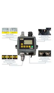 No Moisture sensor, for mineral fluid, no display, customizable relay, M16x2 connection